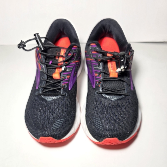 Brooks Adrenaline GTS 19 Running Shoes Womens 7D Black Athletic Trainers - Picture 3 of 12